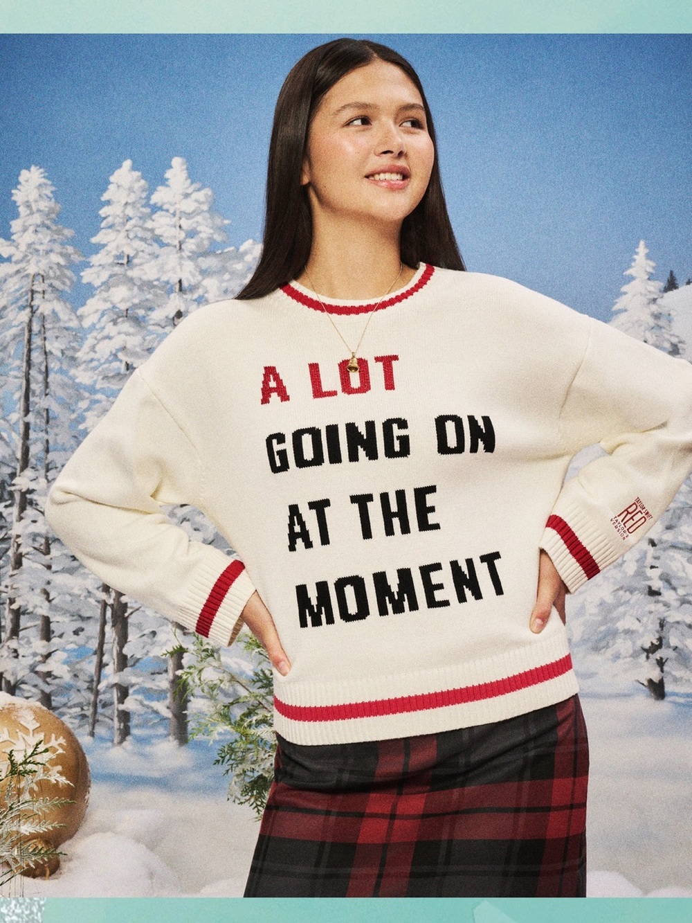 RARE Taylor Swift Official Red (TV) "A Lot Going On At The Moment" Sweater - L